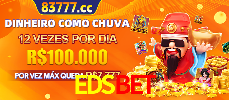 Banner do programa de recompensas Recomende para amigos do EDSBET, detalhando os bônus por convidar amigos, com prêmios que chegam a R$288.888.
