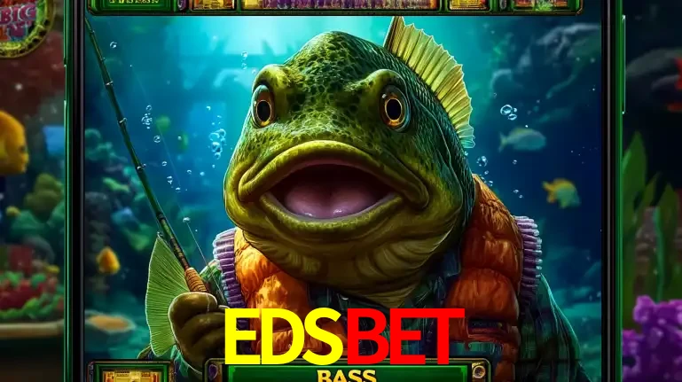 Personagem de peixe pescador do popular jogo de slot com tema de pescaria, uma das emocionantes opções de caça-níqueis para jogar e ganhar no cassino EDSBET.